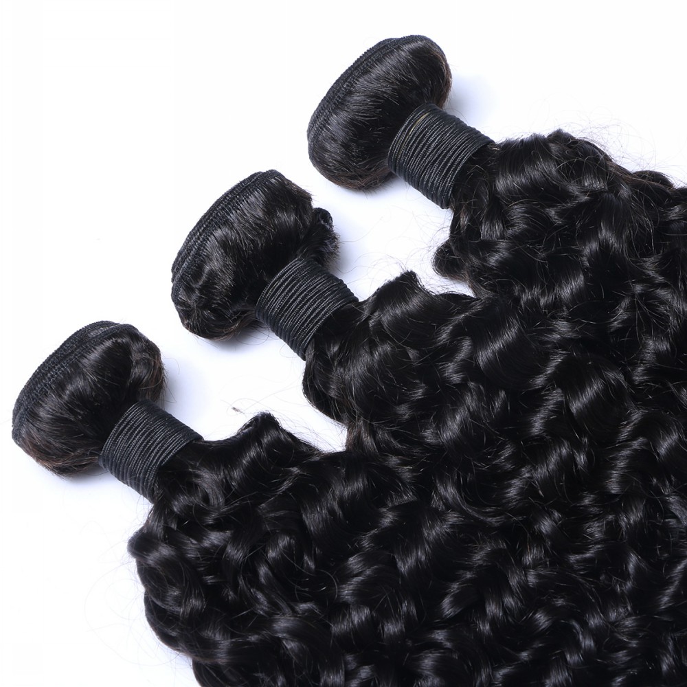 Kinky curly hair remy hair extensions with cuticle aligned hair YL036